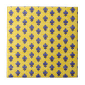 Provence South of France Fleur de Lys Pattern Tegeltje (Voorkant)