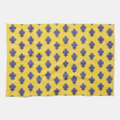 Provence South of France Fleur de Lys Pattern Theedoek (Horizontaal)