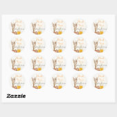 Provence stijl lavendel bedank je huwelijkssticker ronde sticker (Vel)