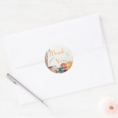Provence stijl lavendel bedank sticker voor bruilo (Envelop)