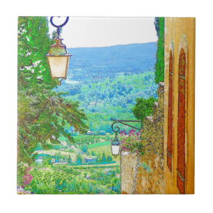 Provence Uitzicht Tegeltje