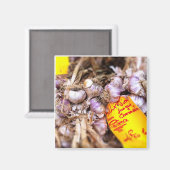 Provence Verse Paarse knoflook Magneet (Voorkant / Achterkant)