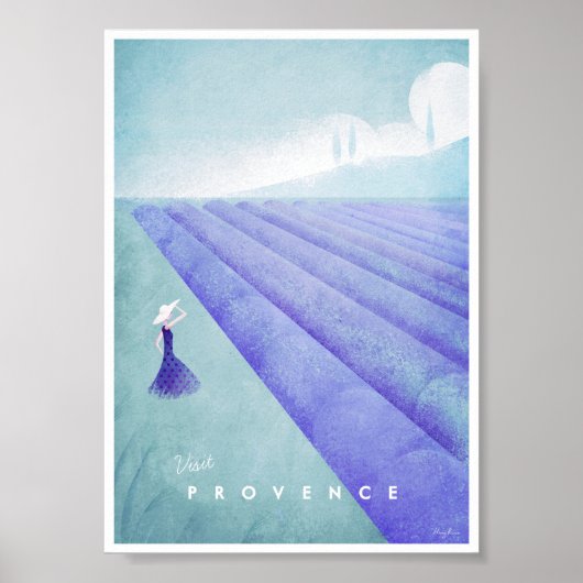 Provence Vintage Travel Poster (Voorkant)