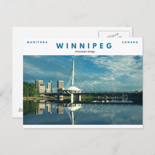 Provencher Bridge Briefkaart (Voorkant / Achterkant)