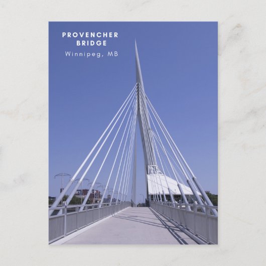 Provencher-brug Feestdagenkaart (Voorkant)