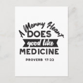 Proverb 17 Bijbel Verse Quote Alternate Design I Briefkaart (Voorkant)