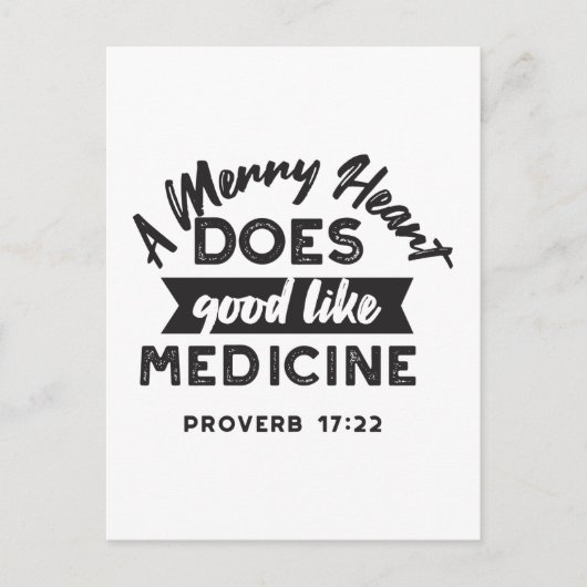 Proverb 17 Bijbel Verse Quote Alternate Design I Briefkaart (Voorkant)