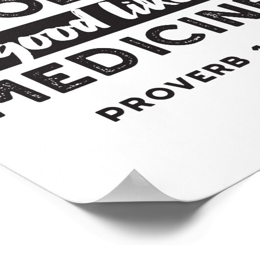 Proverb 17 Bijbel Verse Quote Alternate Design I Poster (Hoek)