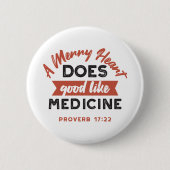 Proverb 17 Bijbelprijsopgave Ronde Button 5,7 Cm (Voorkant)