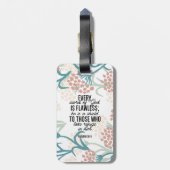 Proverb 30:5 Bijbelversie Bagagelabel (Achterkant verticaal)