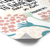 Proverb 30:5 Bijbelversie Poster (Hoek)