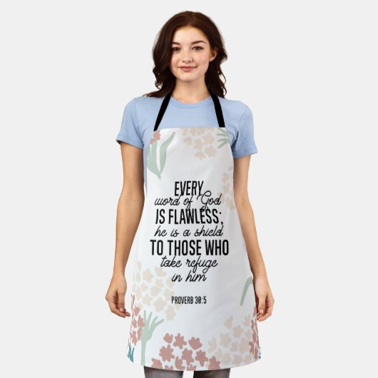 Proverb 30:5 Bijbelversie Schort (Gedragen)