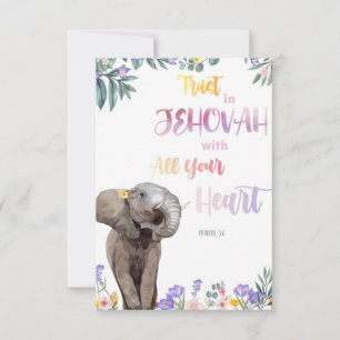 Proverb 3:6 Vertrouwen in Jehovah met al je hart