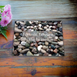 Proverb fortuin is goed voor het moedige poster