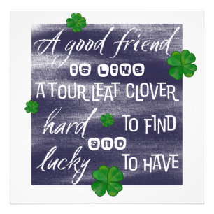 Proverb-woord over vriendschap en Friendship Prove Foto Afdruk