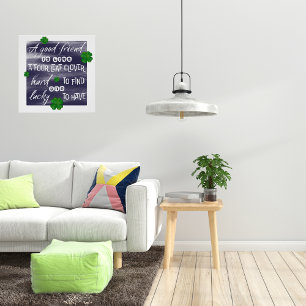 Proverb-woord over vriendschap en Friendship Prove Perfect Poster