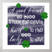 Proverb-woord over vriendschap en Friendship Prove Poster (Voorkant)