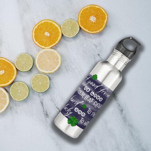 Proverb-woord over vriendschap en Friendship Prove Waterfles