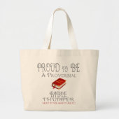 Proverbiële bijbelduim grote tote bag (Voorkant)