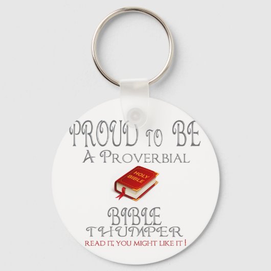 Proverbiële bijbelduim sleutelhanger (Voorkant)