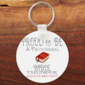 Proverbiële bijbelduim sleutelhanger (Voorkant)