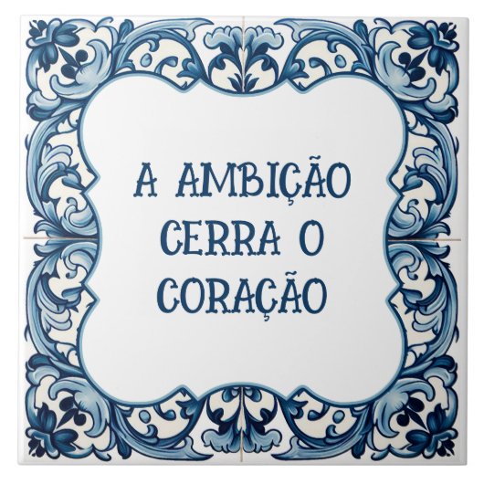 Provérbio português tegeltje (Voorkant)