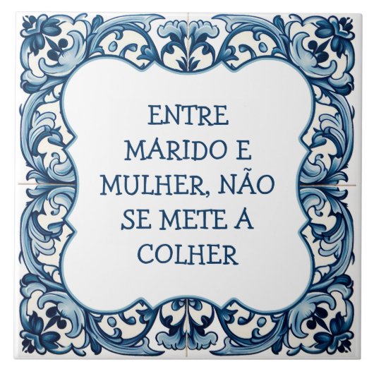 Provérbio português tegeltje (Voorkant)