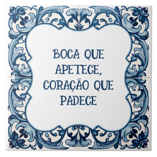 Provérbio português tegeltje (Voorkant)