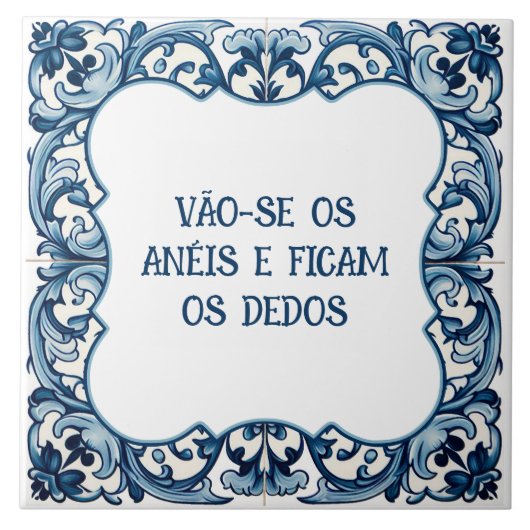 Provérbio português tegeltje (Voorkant)