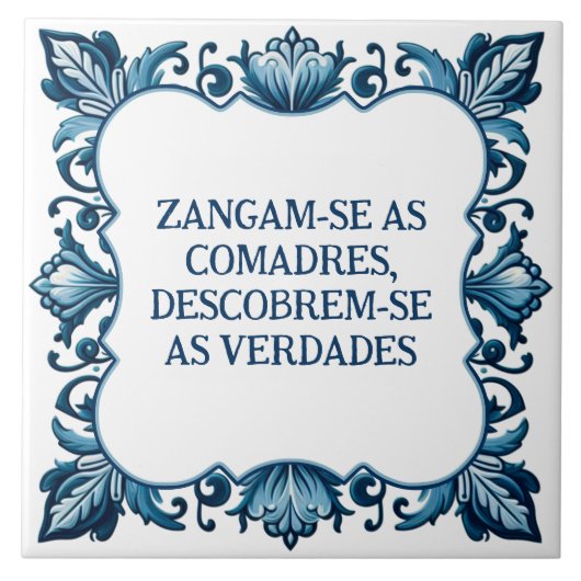 Provérbio português tegeltje (Voorkant)