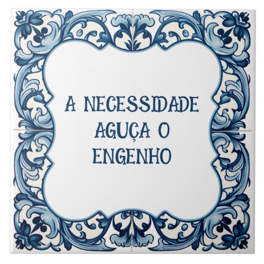 Provérbio português tegeltje (Voorkant)