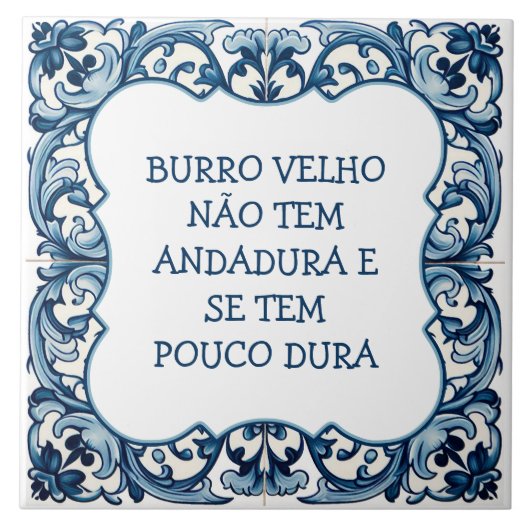 Provérbio português tegeltje (Voorkant)