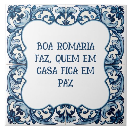 Provérbio português tegeltje (Voorkant)
