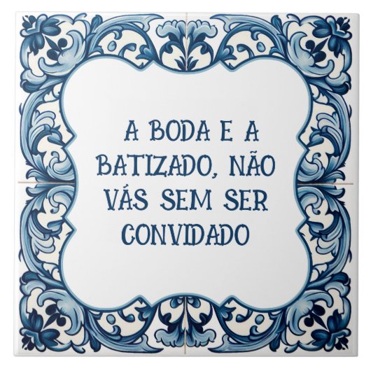 Provérbio português tegeltje (Voorkant)