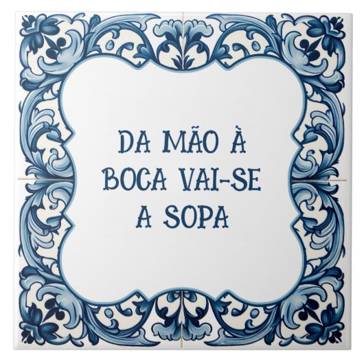 Provérbio português tegeltje (Voorkant)