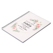 proverbios 31 25 Libreta con espiral Notitieboek (Linkerzijde)