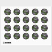 proverbs17-17 ~ Lilacs Ronde Sticker (Vel)