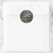proverbs17-17 ~ Lilacs Ronde Sticker (Tas)