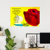 Proverbs 11:24 poster (Thuiskantoor)