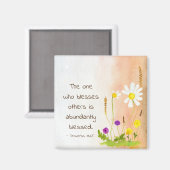 Proverbs 11:25 Een die anderen de schuld geeft, is Magneet (Voorkant / Achterkant)