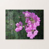 Proverbs 11:25 Pink Phlox Christian Legpuzzel (Horizontaal)