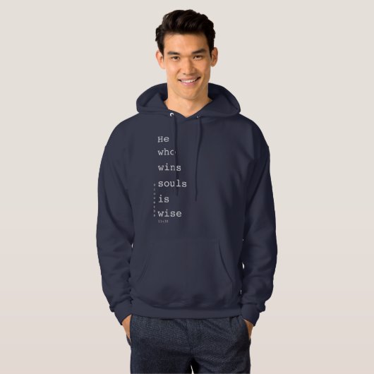 Proverbs 11:30 Hoodie - Afgelost door liefde (Voorkant volledig)