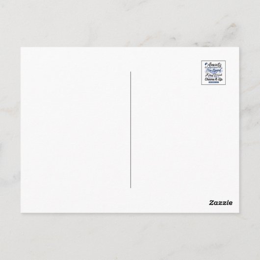 Proverbs 12:25 Bible Verse – Kind Word Art Briefkaart (Achterkant)