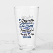 Proverbs 12:25 Bible Verse – Kind Word Art Glas (Achterkant)