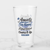 Proverbs 12:25 Bible Verse – Kind Word Art Glas (Voorkant)