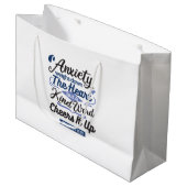 Proverbs 12:25 Bible Verse – Kind Word Art Groot Cadeauzakje (Voorkant Gekanteld)