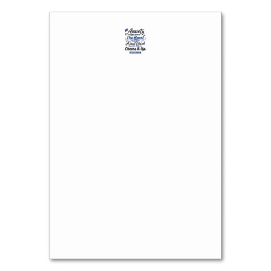 Proverbs 12:25 Bible Verse – Kind Word Art Kaart (Achterkant)