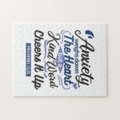 Proverbs 12:25 Bible Verse – Kind Word Art Legpuzzel (Horizontaal)