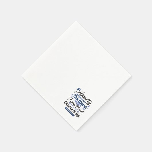 Proverbs 12:25 Bible Verse – Kind Word Art Servet (Hoek)