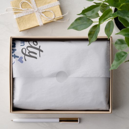 Proverbs 12:25 Bible Verse – Kind Word Art Tissuepapier (Geschenk)